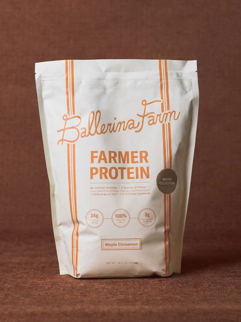 Ballerina Farm Farmer Protein - Maple Cinnamon flavor